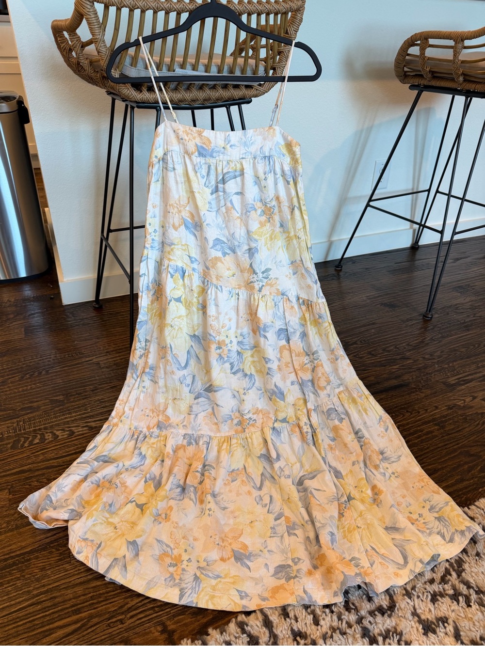 Abercrombie & Fitch Floral Spaghetti-Strap Maxi Dress - Picture 4 of 8